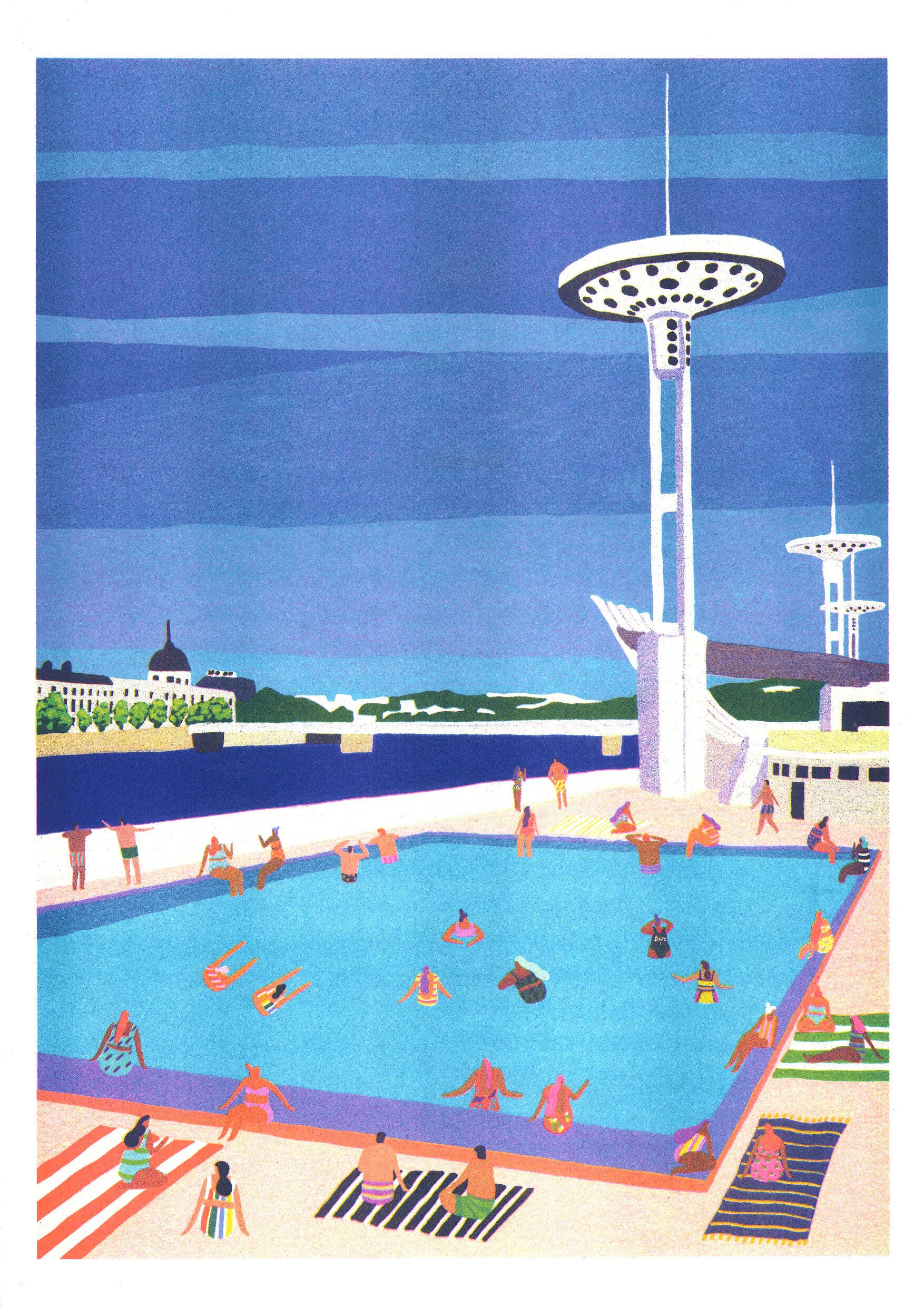 A3-poster - Joanne Ho - Tony Bertrand Nautisch Centrum, Lyon