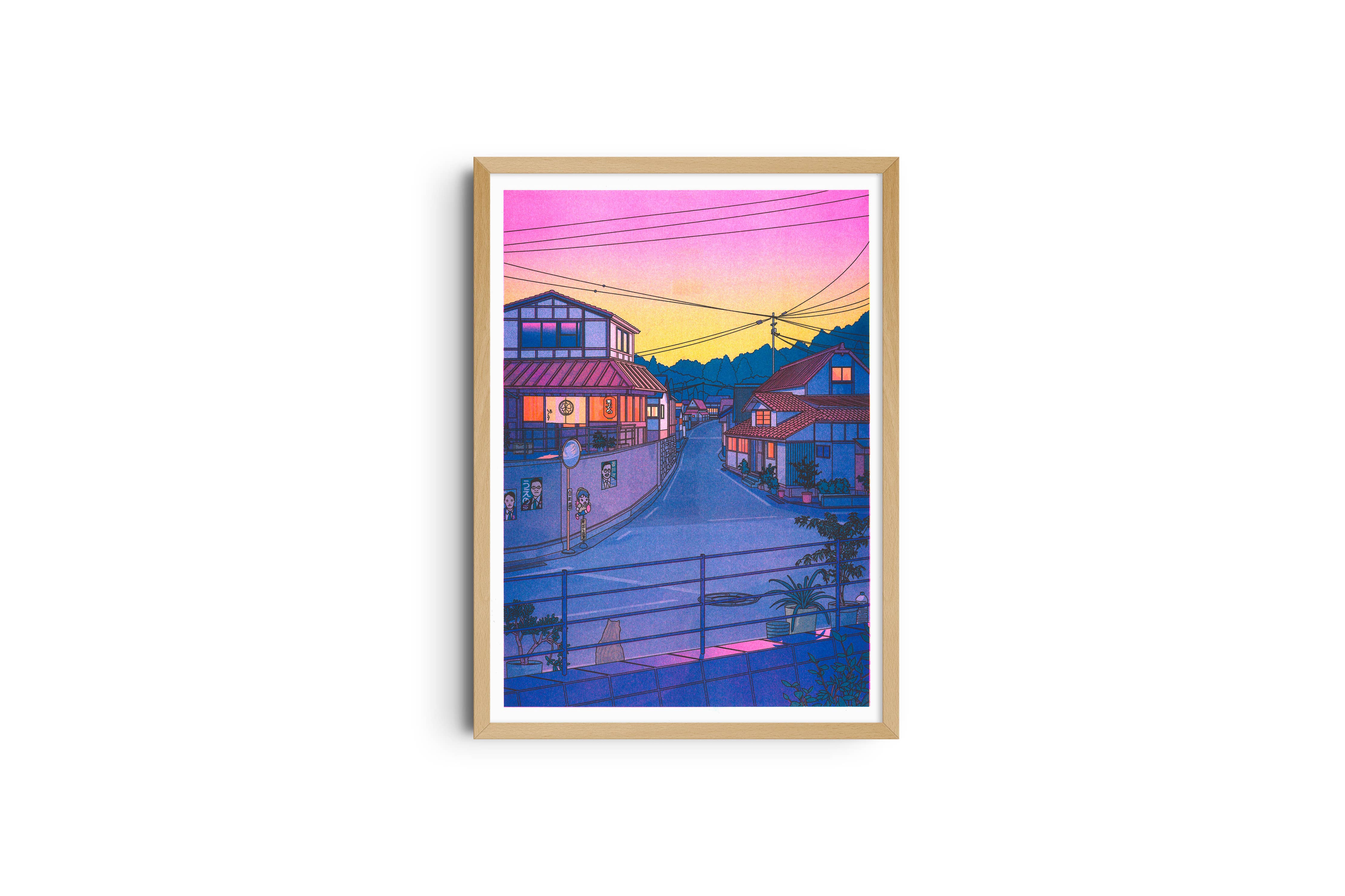 A3 poster — Liam Cobb — Nowhere in Japan