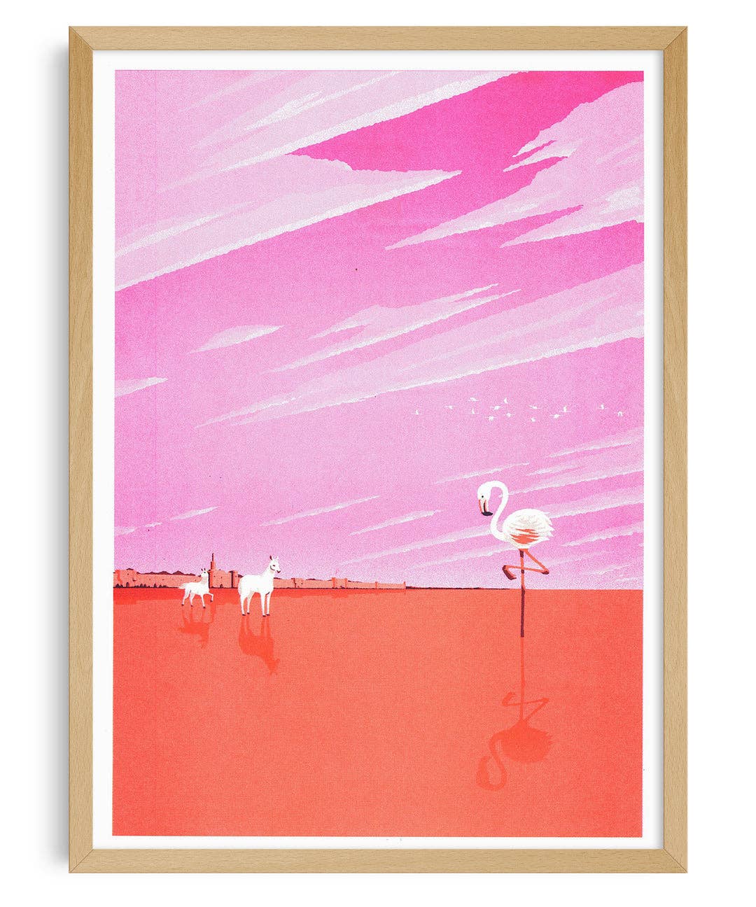 Poster A3 - Ito Kenske - Aigues-Mortes en Camargue
