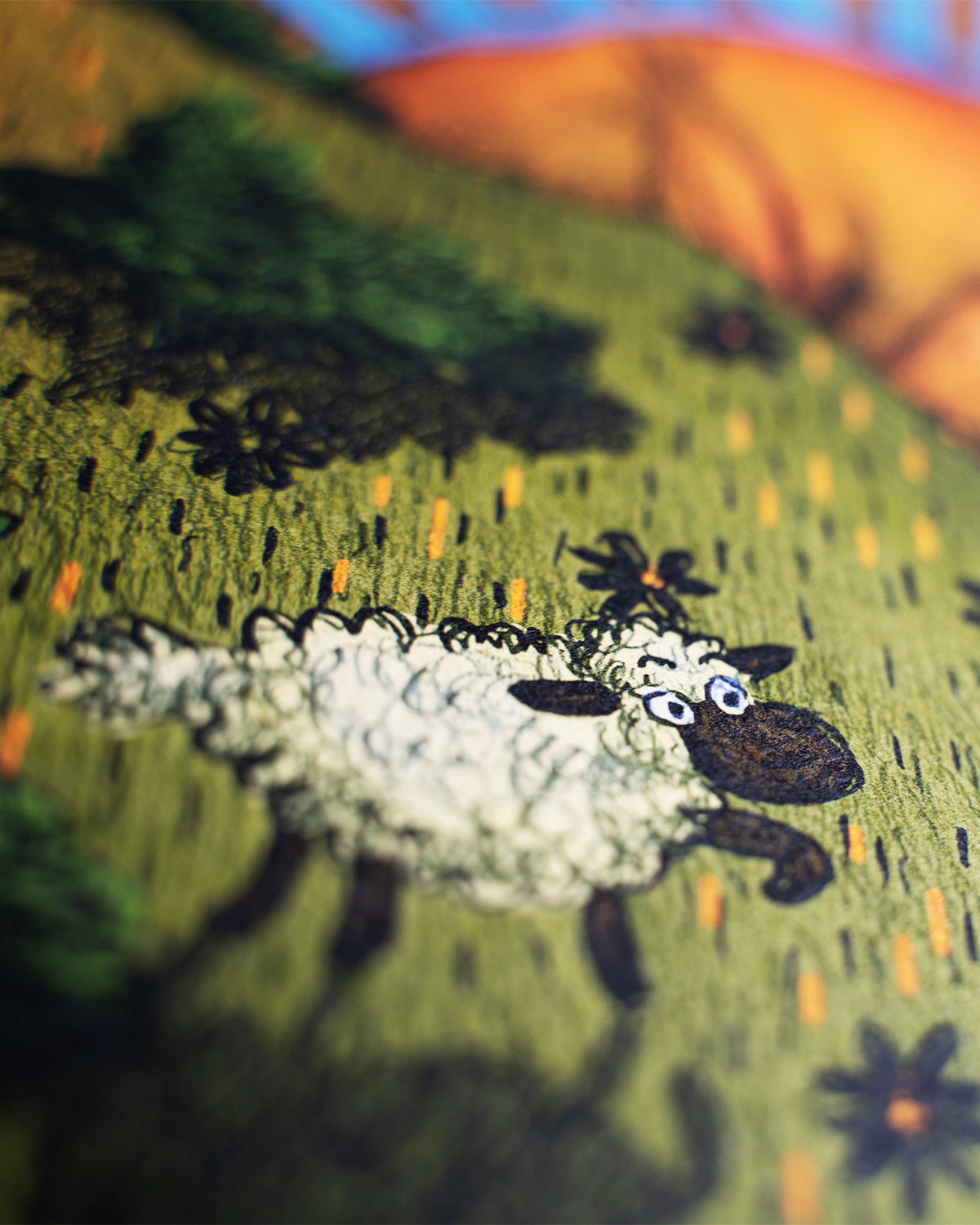 The sun and the sheeps around it - Sterre van Bommel - Closeup 02