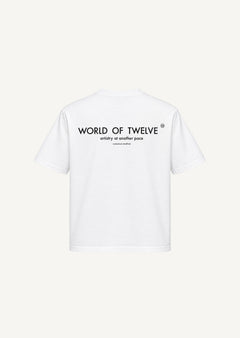 Essential oversized white T-shirt – back product