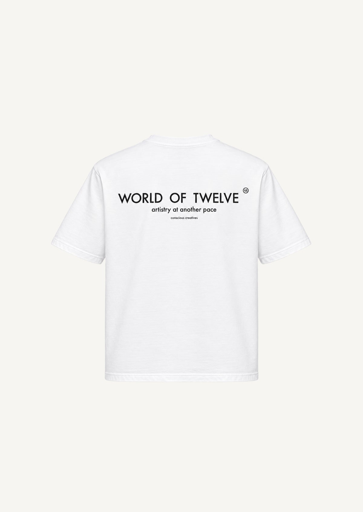 Essential oversized white T-shirt – back product