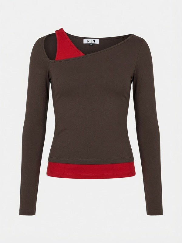 Rien The Label Sion Top Choco Red product