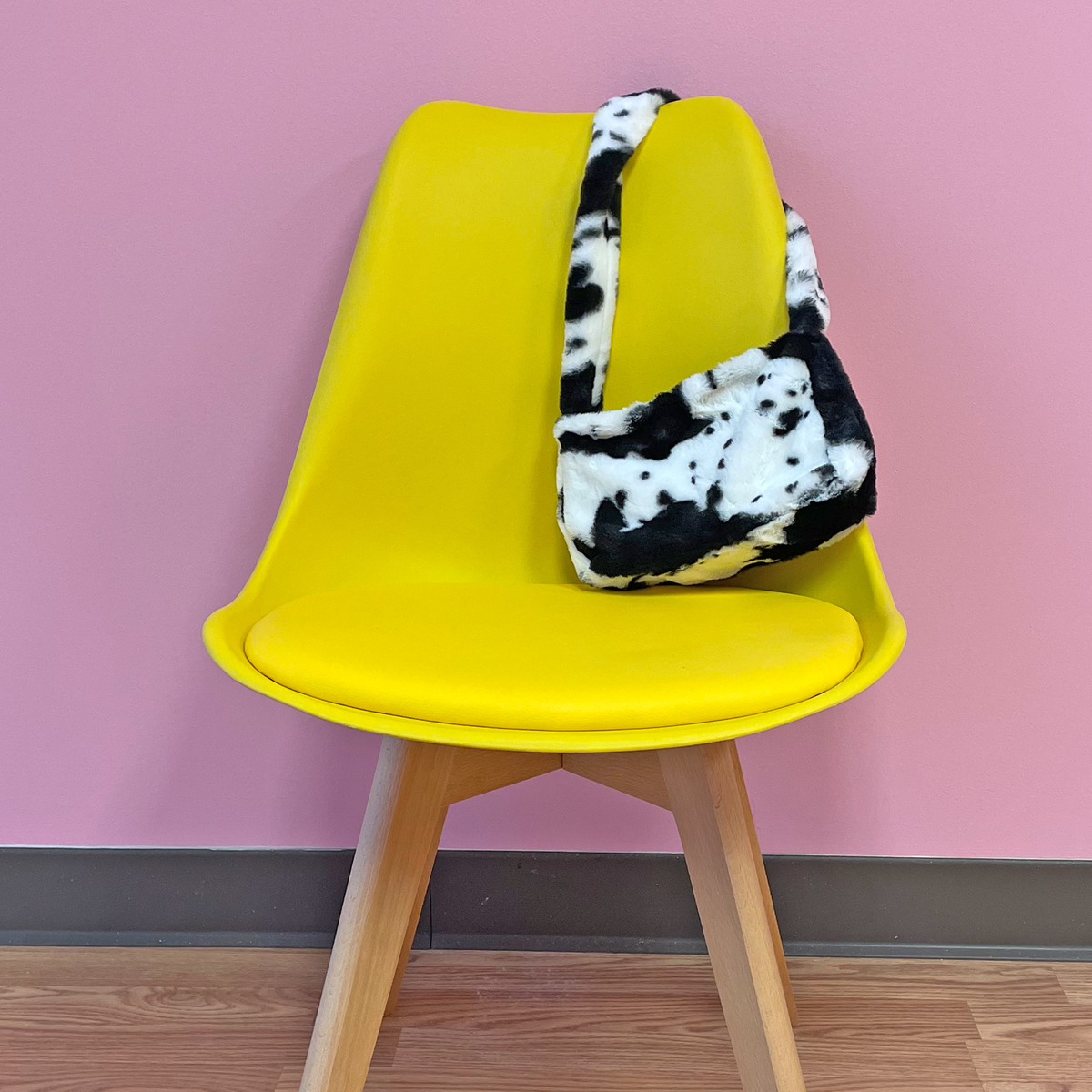 A Shop of Things cow-print bag, alternate view