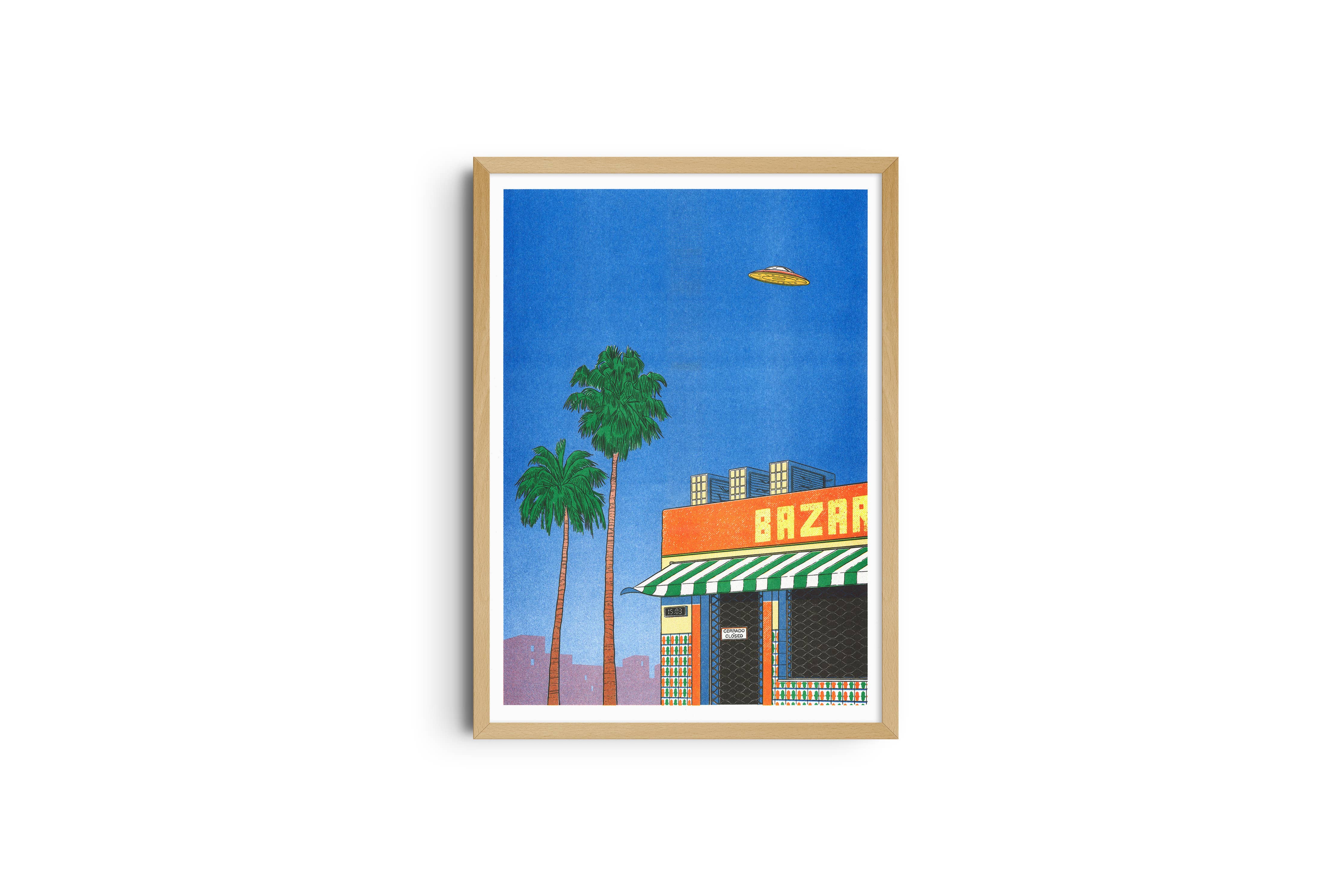 A3 poster - Simon Bailly - Spanje om 15:00