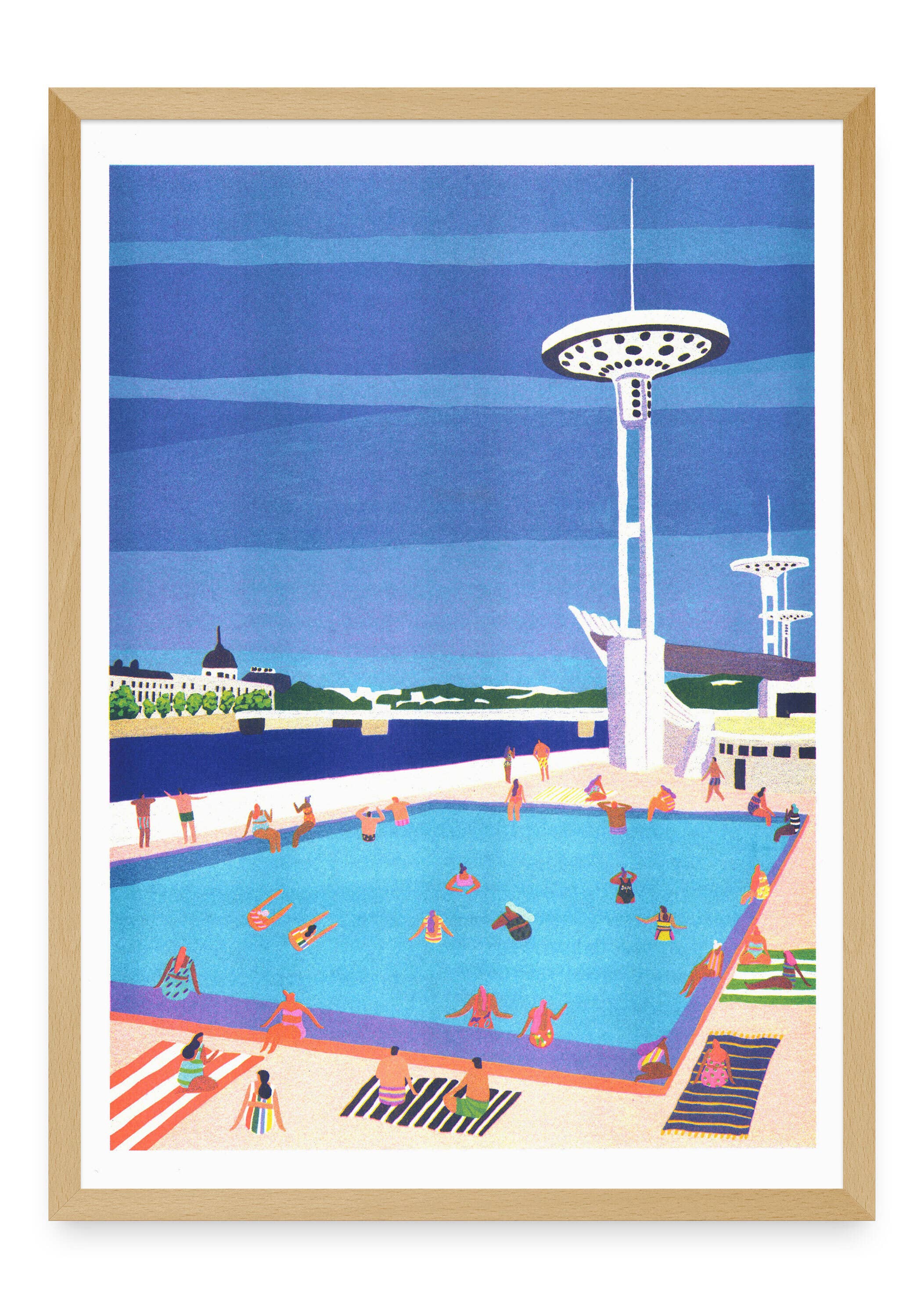 A3-poster - Joanne Ho - Tony Bertrand Nautisch Centrum, Lyon