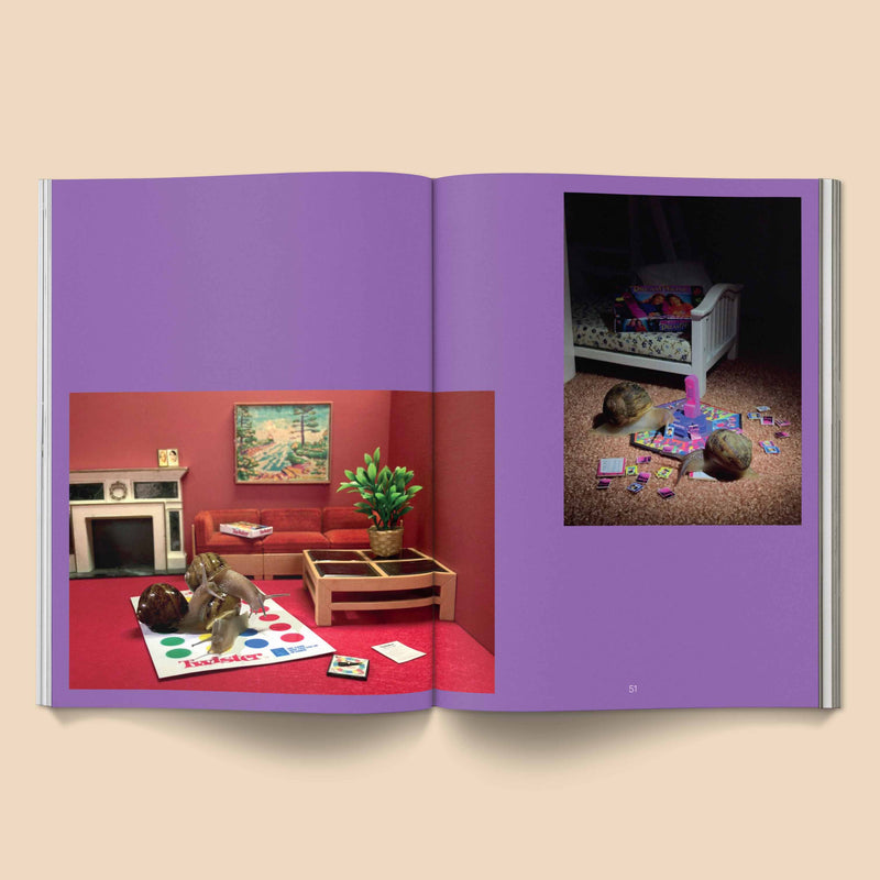 Snail World Life in the Slimelight, official miniature snail scene spread