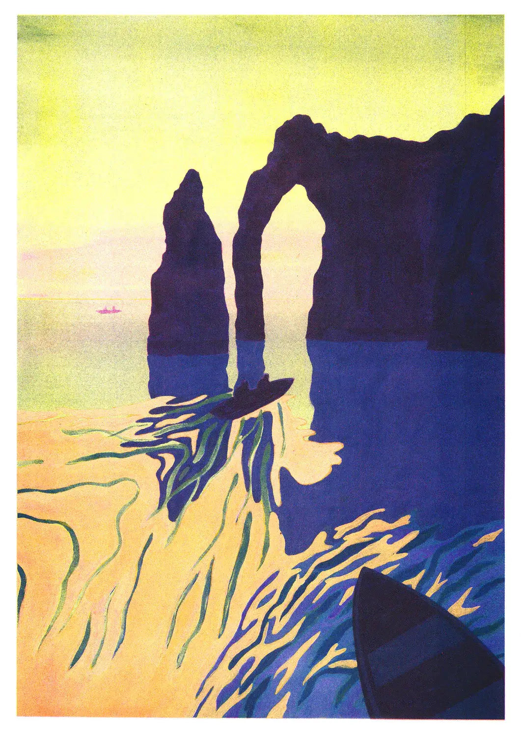 A3-poster - Marie Larrive - Étretat