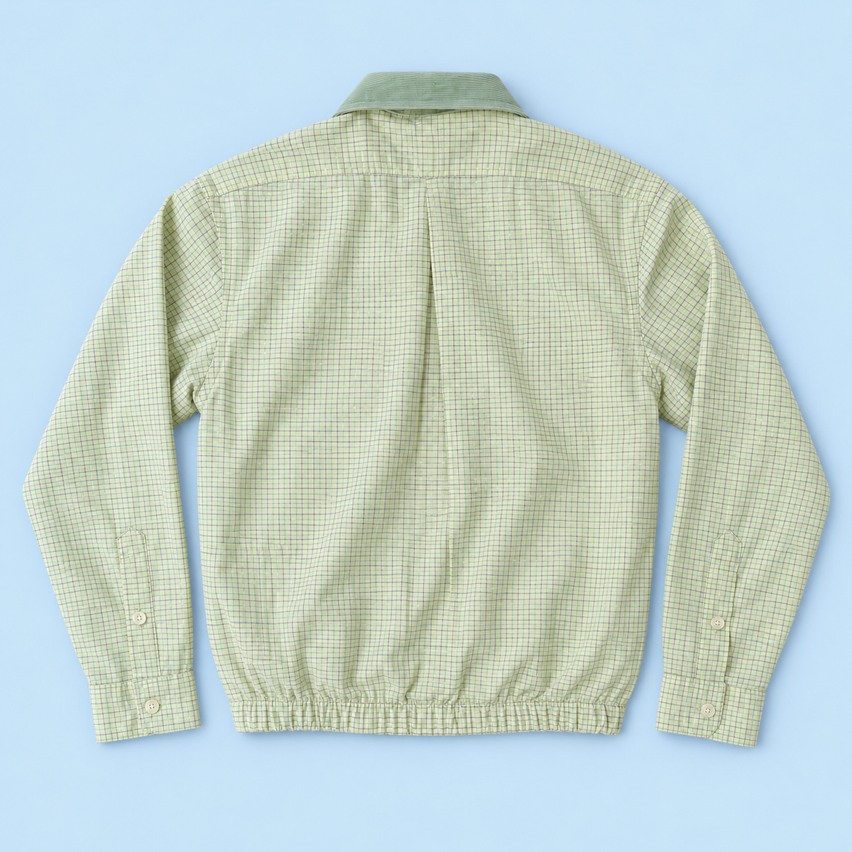 Ralph Lauren Upcycled Zip Jacket – Green Check — back