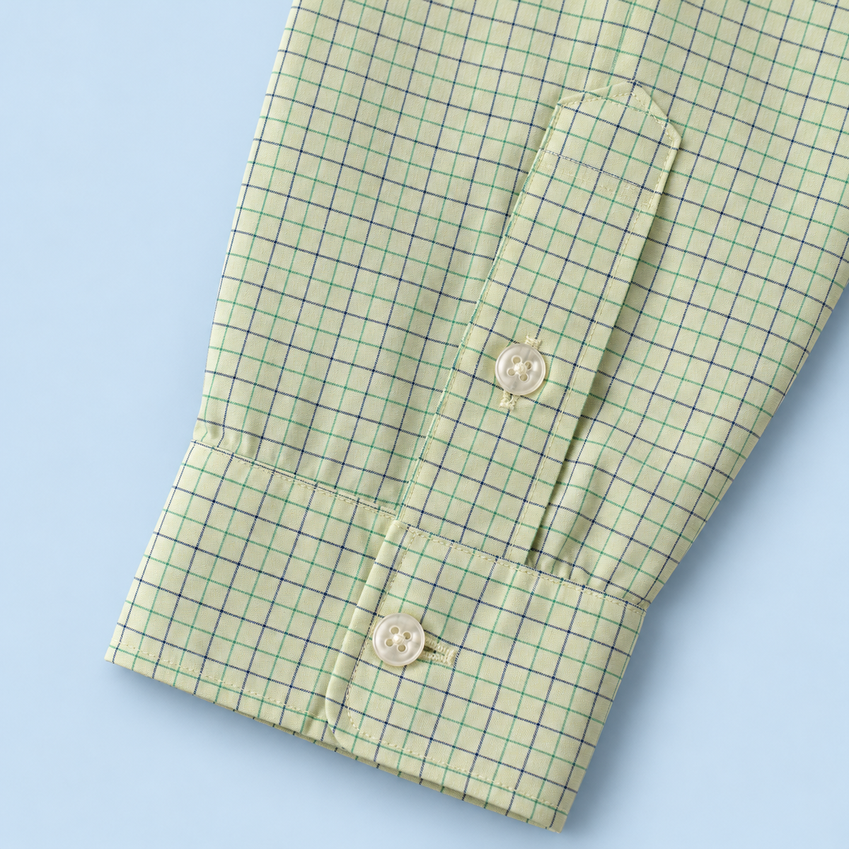 Ralph Lauren Upcycled Zip Jacket – Green Check — sleeve