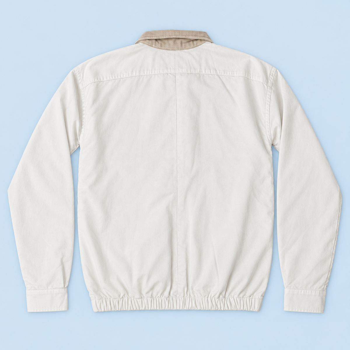 Ivory Ralph Lauren upcycled jacket — back