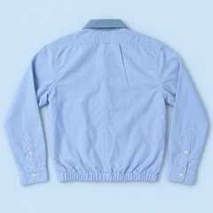 Ralph Lauren Upcycled Zip Jacket – Light Blue — back