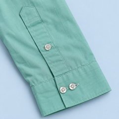 Mint Green Ralph Lauren upcycled jacket — sleeve