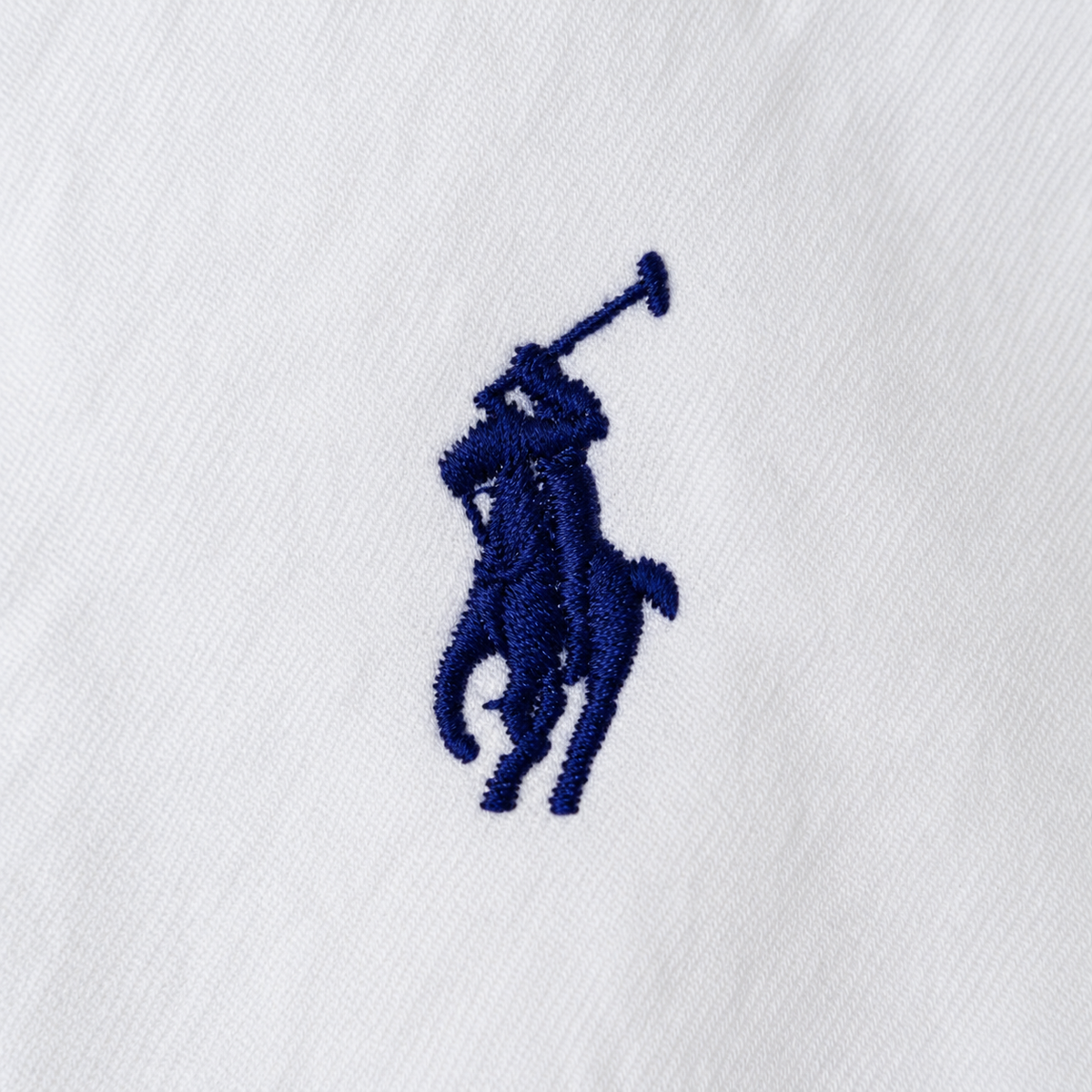 White XL Ralph Lauren upcycled jacket — logo