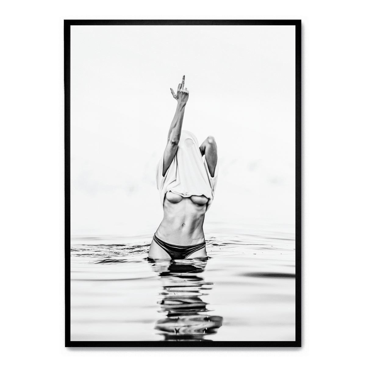 Middle Finger Girl Poster | A3