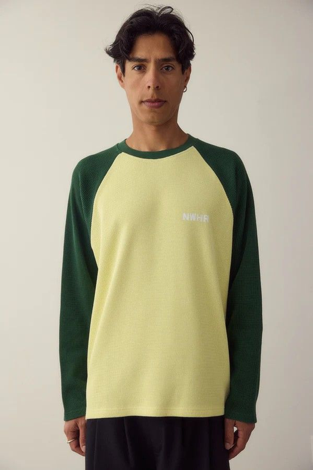Green Waffle Crewneck