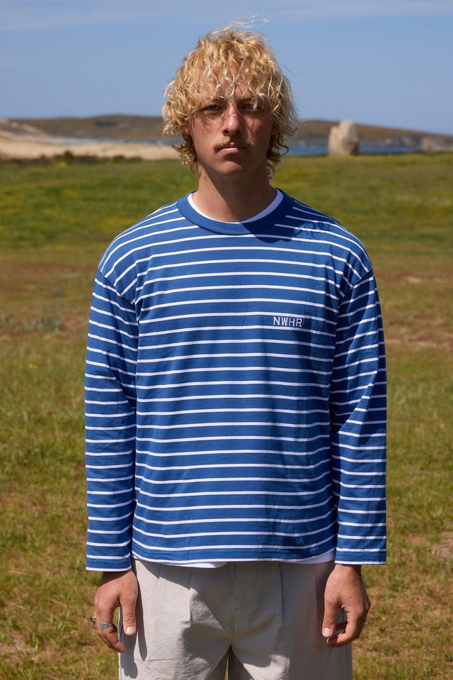 Longsleeve striped blue
