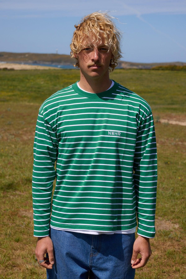 Longsleeve striped green