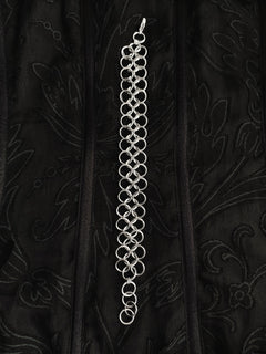 Digitalis handmade stainless steel chainmail bracelet by Mandragor Design