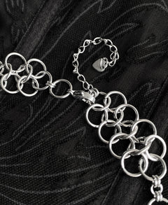 Sluiting en schakelstructuur van de Pieris II Necklace