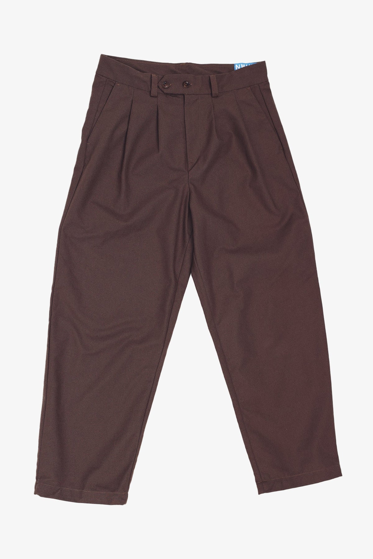 NWHR brown chino pants – clean front product view