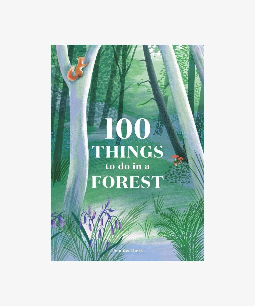 forest 100 – centred book or deck cover on light neutral background