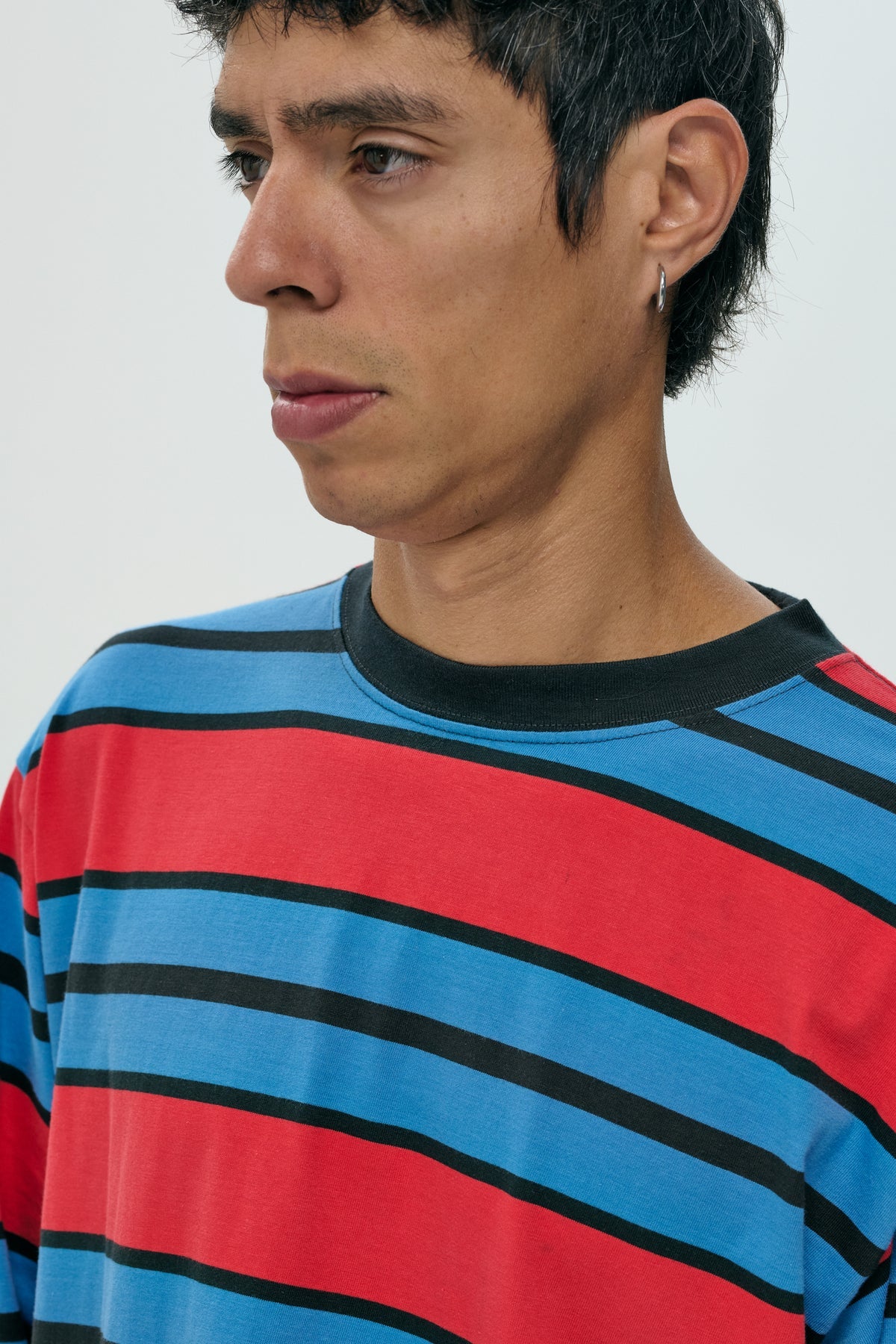 Stripe Red Long Sleeve Tee