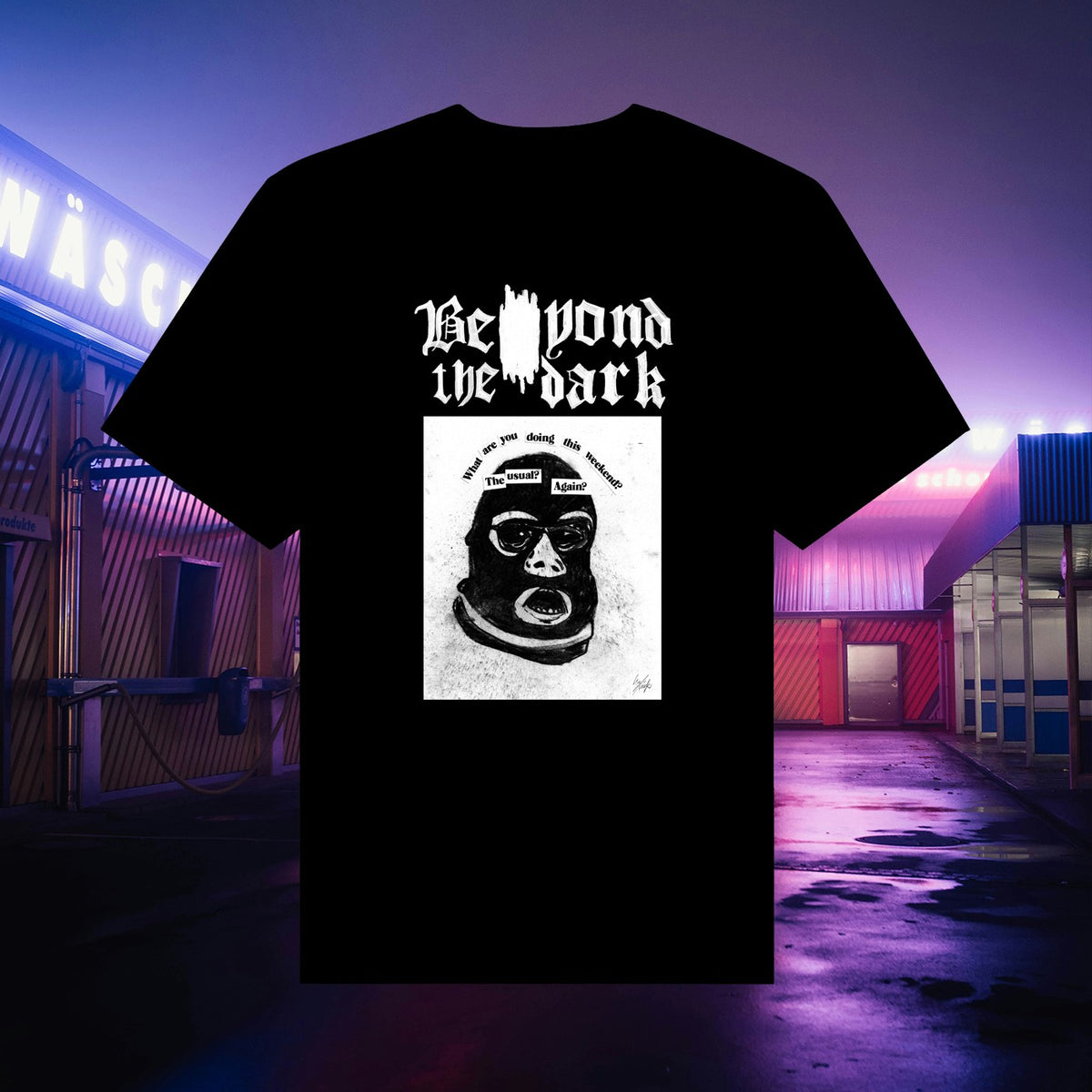 Isa Grütter & Mick Johan x Salmari Balaclava T-Shirt