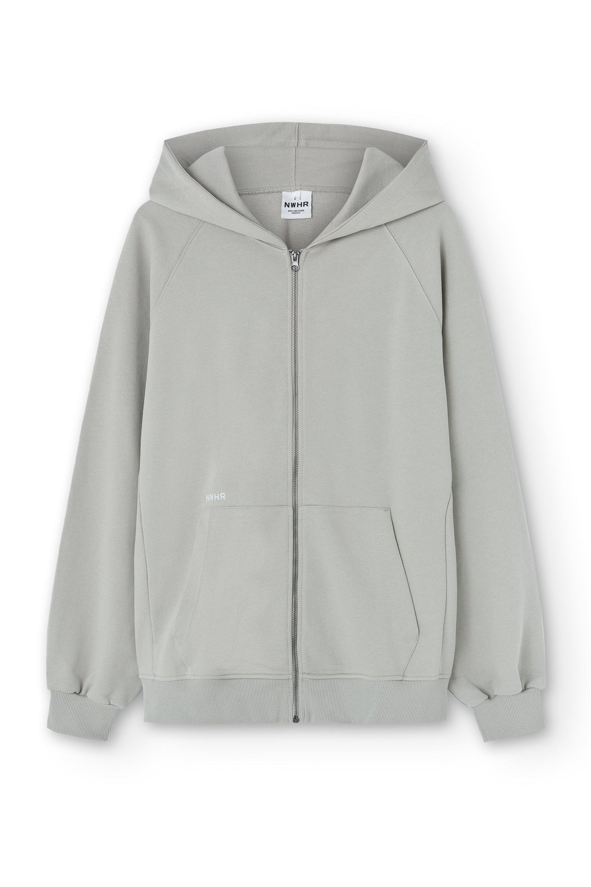NWHR Eye Zipper Grey - front view